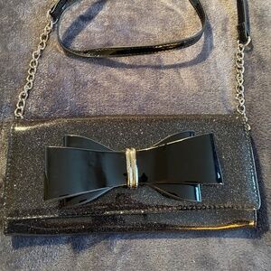 Betsey Johnson Sparkle Bow Purse